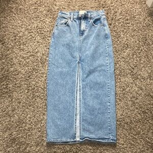 Universal Thread Blue Denim Skirt
